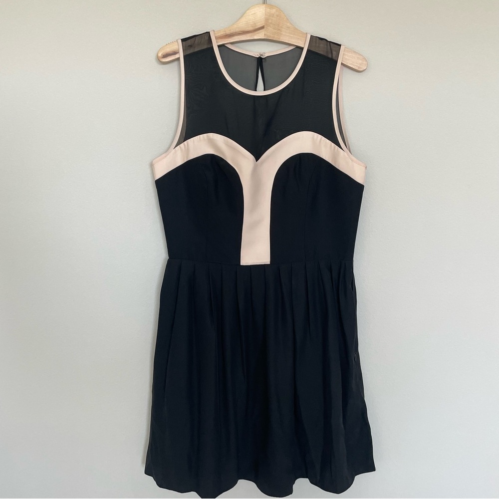 Parker Amanda Dress 100% Silk Size XS